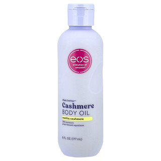 EOS, Shea Better™ Cashmere Body Oil, Vanilla Cashmere, 6 fl oz (177 ml)