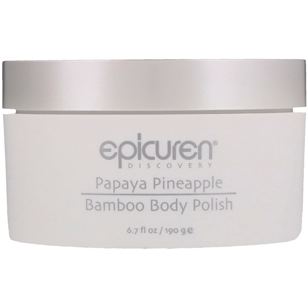 Epicuren Discovery‏, Bamboo Body Polish, Papaya Pineapple, 6.7 fl oz (190 g)