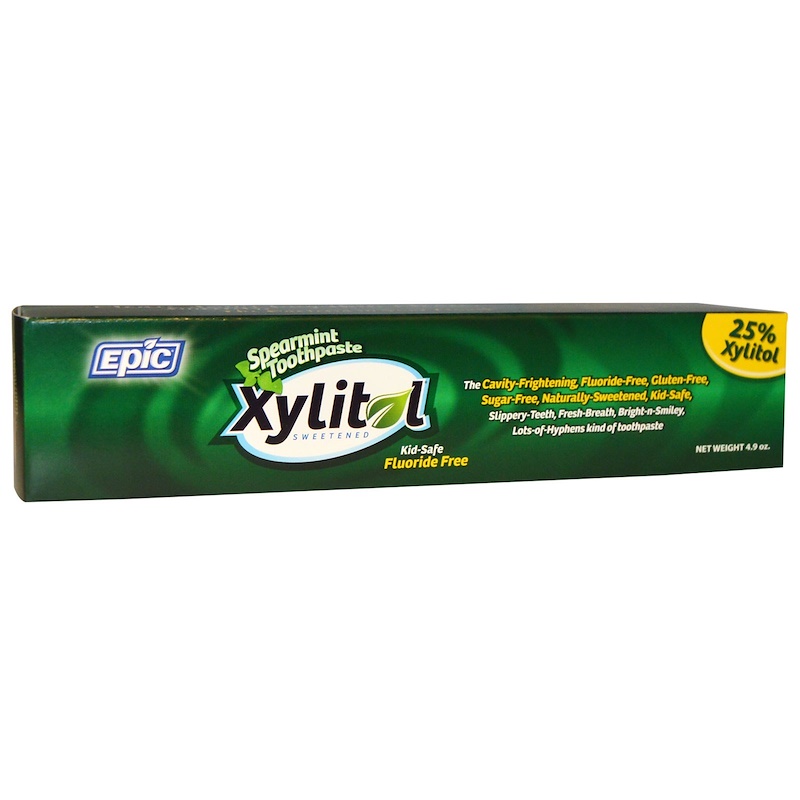 Epic Dental Kid Safe Xylitol Sweetened Spearmint Toothpaste