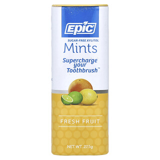 Epic Dental, Sugar-Free Xylitol Mints, zuckerfreie Xylit-Minze, frische Früchte, 27 Mints, 27,5 g