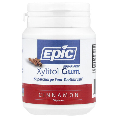 Product Image for Epic Dental, Xylitol Gum, Cinnamon, 50 Pieces