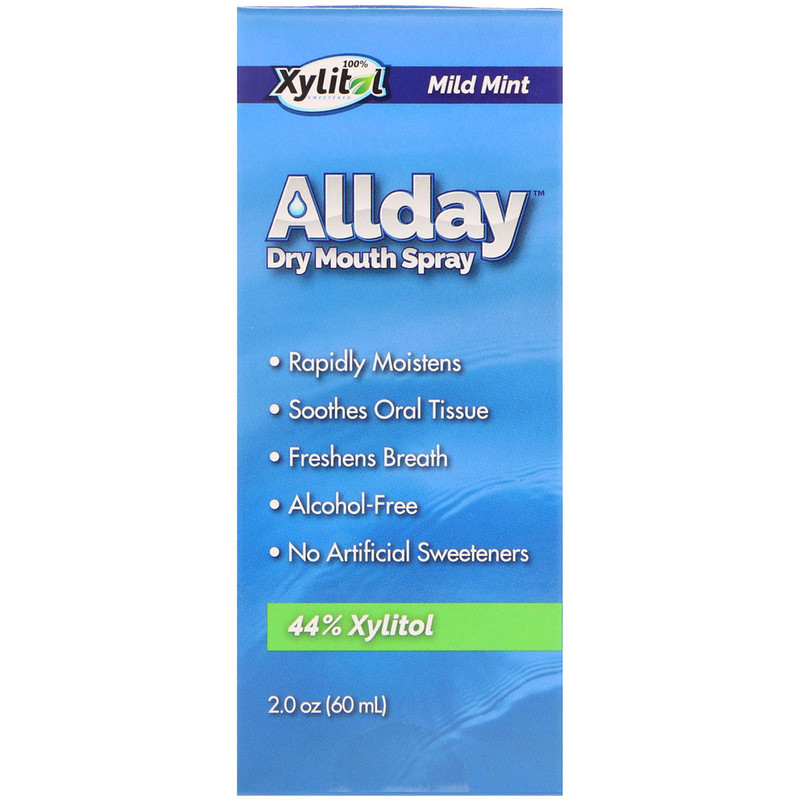 Epic Dental, Allday Dry Mouth Spray, Mild Mint, 2.0 oz (60 ml) iHerb