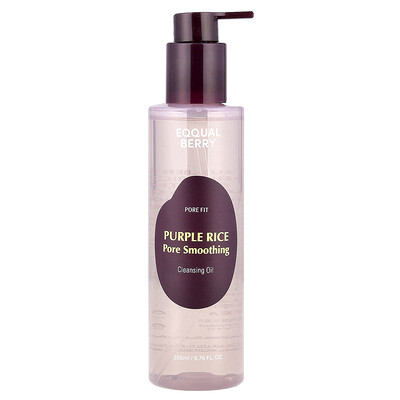 Product Image for EQQUALBERRY, Purple Rice Pore Smoothing, Cleansing Oil , 6.76 fl oz (200 ml)