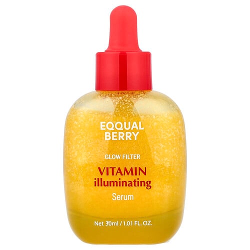 Eqqualberry Glow Filter, Vitamin Illuminating Serum, 1.01 fl oz (30 ml)