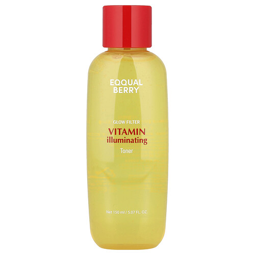 Eqqualberry Glow Filter, Vitamin Illuminating Toner, 5.07 fl oz (150 ml)