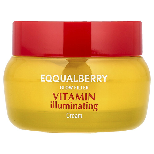 Eqqualberry Glow Filter, Vitamin Illuminating Cream, 1.69 fl oz (50 ml)