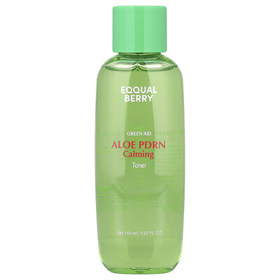 EQQUALBERRY, Green Aid, Tónico calmante con aloe PDRN, 150 ml (5,07 oz. líq.)