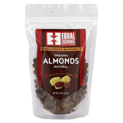 

Equal Exchange Organic Natural Almonds 8 oz (227 g)