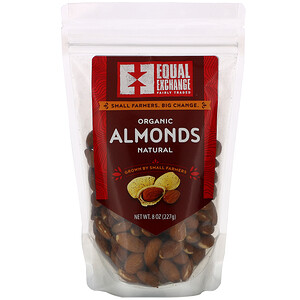 Отзывы о Икуал Эксчэндж, Organic Natural Almonds, 8 oz (227 g)