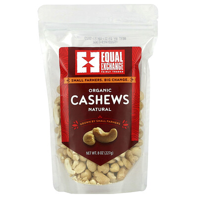 

Equal Exchange, Organic Natural Cashews, 8 oz (227 g)