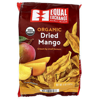 Equal Exchange, Bio szárított mangó, 5 uncia (142 g)