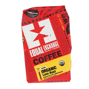 Отзывы о Икуал Эксчэндж, Organic, Coffee, Love Buzz, Ground, 10 oz (283.5 g)