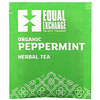 Equal Exchange, 有機薄荷，草本茶，無咖啡萃取，20 茶包，0.99 盎司（28 克）