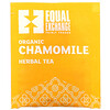 Equal Exchange, 有機母菊草本茶，無因，20 包茶包，0.85 盎司（24 克）