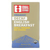 إيكوال إكسشينج, Organic Decaf English Breakfast, Black Tea, 20 Tea Bags, 1.41 oz ( 40 g)