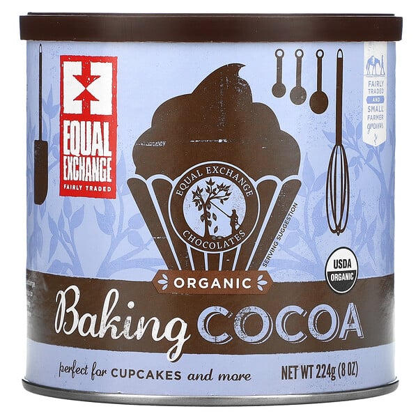 Organic Baking Cocoa, 8 oz (224 g)
