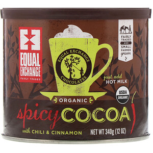 Икуал Эксчэндж, Organic, Spicy Cocoa with Chili & Cinnamon, 12 oz (340 g) отзывы