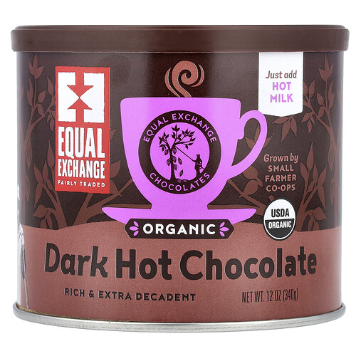 Equal Exchange, Dunkle heiße Bio-Schokolade, 340 g (12 oz.)