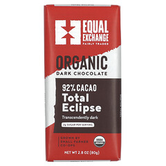 Total Eclipse органічний чорний шоколад, 92 % какао, 80 г (2,8 унції)