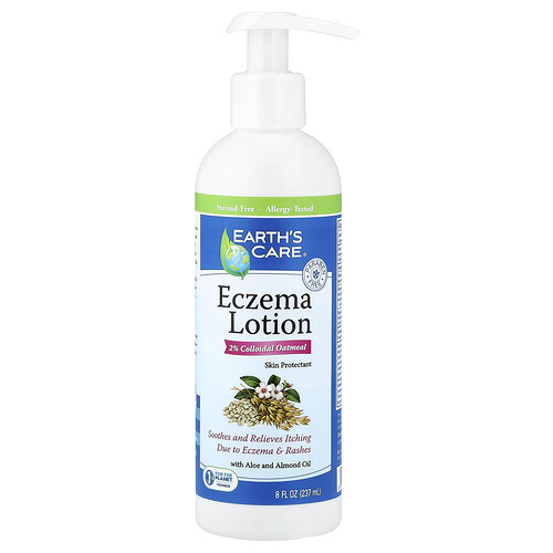 Earth's Care, Ekzem-Lotion, 2% kolloidale Haferflocken, 237 ml (8 fl. oz.)
