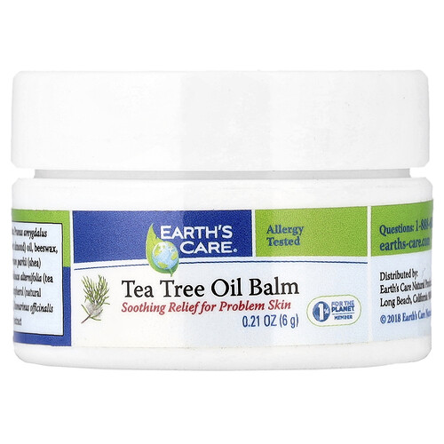 Earth's Care Tea Tree Oil Balm, 0.21 oz (6 g)
