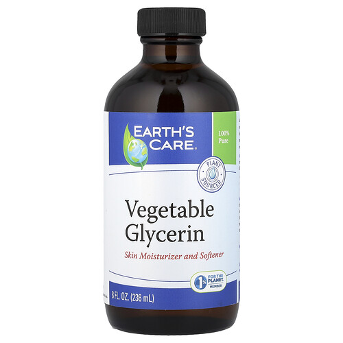 Earth's Care 100% Pure Vegetable Glycerin, 8 fl oz (236 ml)