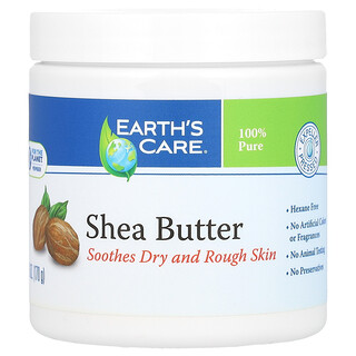 Earth's Care, Burro di karité puro al 100%, 170 g