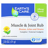 Earth's Care, Muscle & Joint Rub with Arnica Montana, 2.5 oz (71 g)