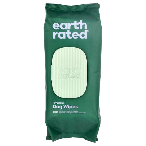 Earth Rated, Dog Wipes, Hundetücher, Lavendel,100 Tücher