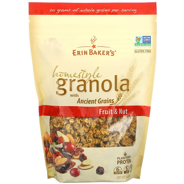 Erin Baker's, Homestyle Granola with Ancient Grains, Fruit & Nut, 12 oz (340 g)