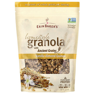 Erin Baker's, Homestyle Granola with Ancient Grains, Vanilla Almond Quinoa, 340 g (12 oz)