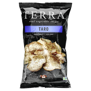 Terra, Keripik Sayur Asli, Talas, Garam Laut, 141 g (5 ons)