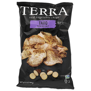 Terra, chipsuri de legume, taro cu sare de mare, 141 g (5 oz)