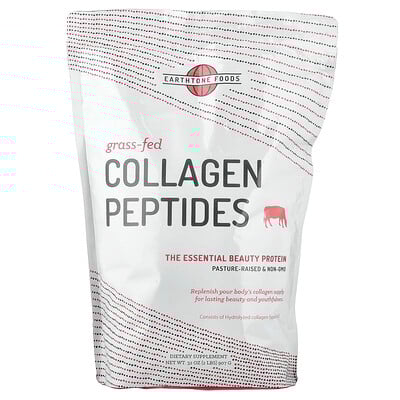 Earthtone Foods, Péptidos de colágeno proveniente de animales alimentados con pasturas, 907 g (32 oz)