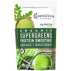 Essential Living Foods‏, Organic Supergreens Protein Smoothie, Moringa + Watergrass, 6 oz (170 g)