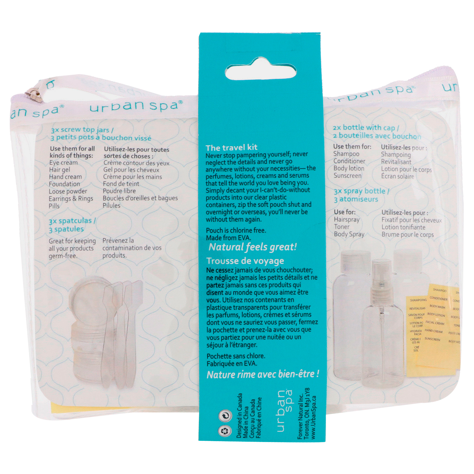 European Soaps Urban Spa The Travel Kit 7 Piece Kit Iherb