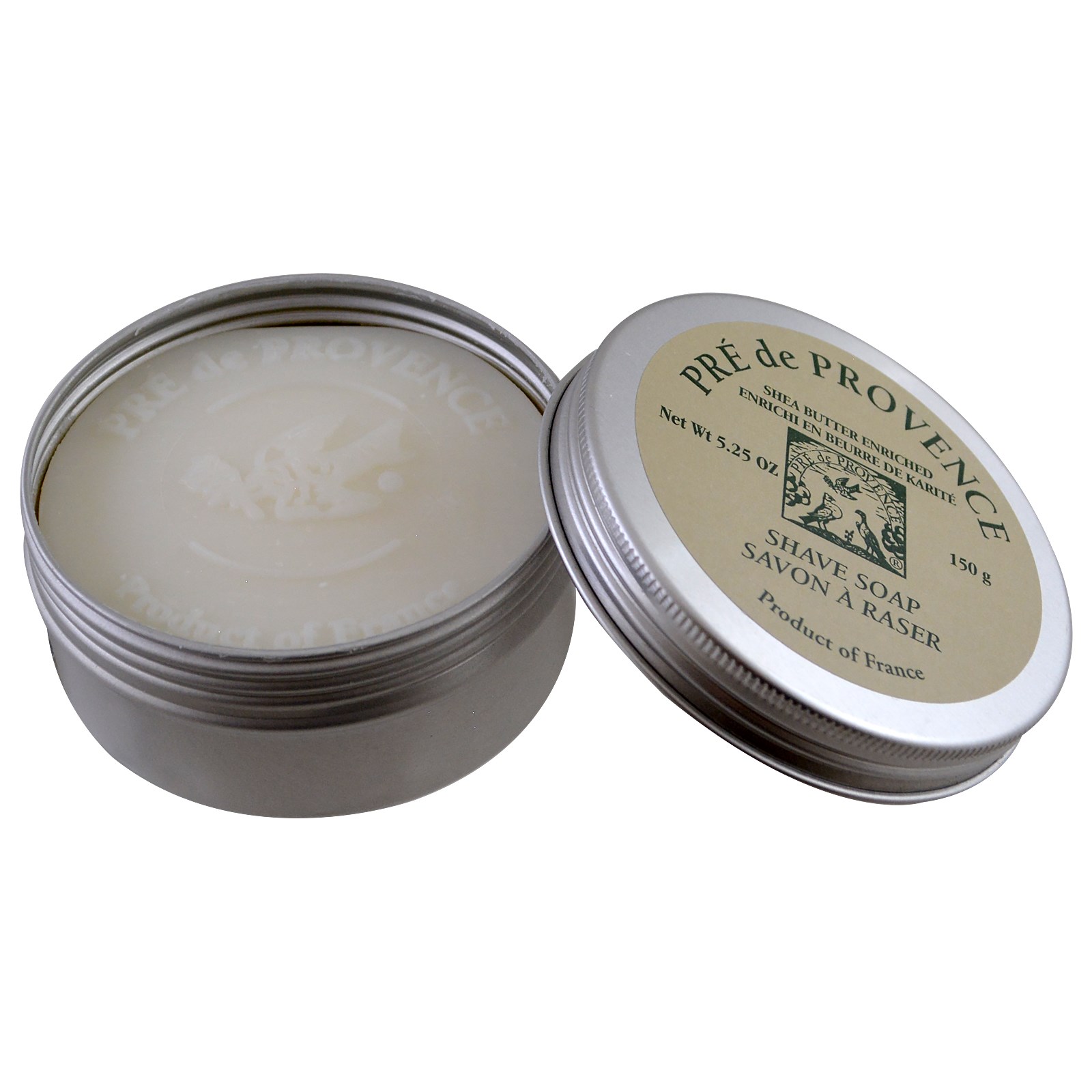 European Soaps, Pre de Provence, Shave Soap, Shea Butter Enriched, 5.25