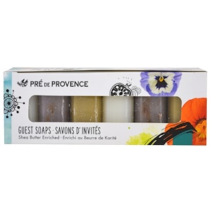 Европеан Соапс, Pre de Provence, Guest Soaps, Shea Butter Enriched, 6 Piece Set, 25 g отзывы