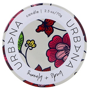 Отзывы о Европеан Соапс, Urbana, Soy Blend Candle, Buds + Blooms, 2.5 oz (70 g)