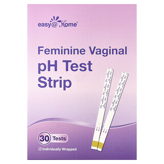 Easy@Home, Bande de test du pH vaginal féminin, 30 tests