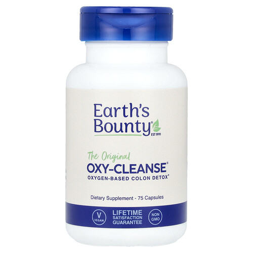 Earth's Bounty The Origianl Oxy-Cleanse®, Oxygen-Based Colon Detox, 75 Capsules