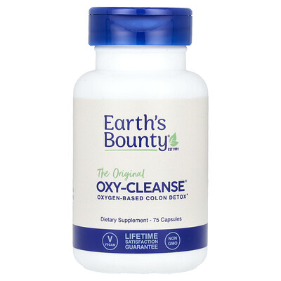 Product Image for Earth's Bounty, The Origianl Oxy-Cleanse , Oxygen-Based Colon Detox, 75 Capsules
