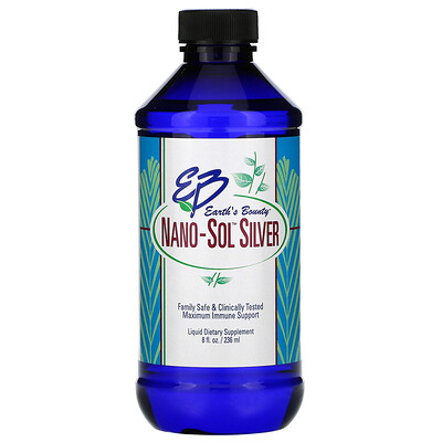 Earth's Bounty Nano- Sol Silver, 8 fl oz (236 ml)