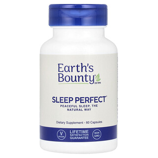Earth's Bounty, Sleep Perfect, 60 капсул
