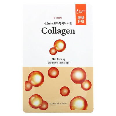 

Etude Collagen Beauty Mask 1 Sheet Mask 0.67 fl oz (20 ml)