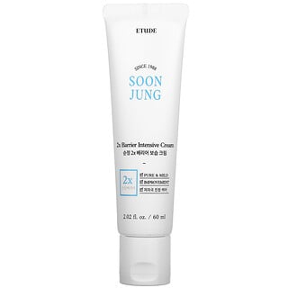 Etude, Soon Jung, 2x Barrier Intensive Cream, Feuchtigkeitscreme, 60 ml (2,02 fl. oz.)