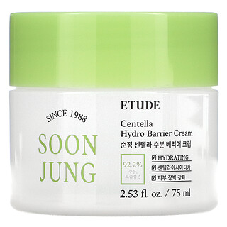 Etude, Soon Jung，积雪草补水隔离霜，2.53 液量盎司（75 毫升）