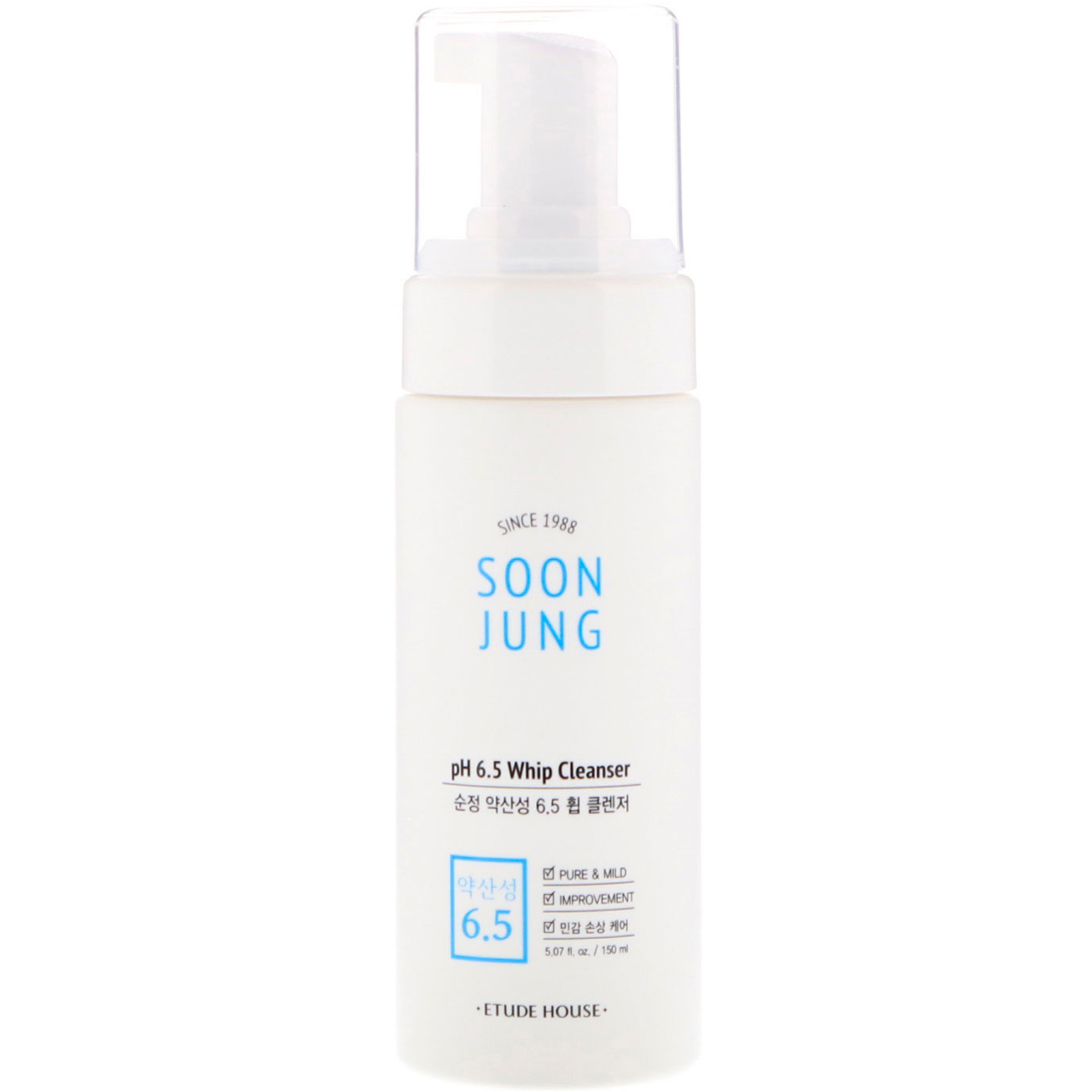 Ph умывалок. Пенка для умывания Etude House soon Jung PH 5.5 Foam Cleanser. Etude House soon Jung PH 6.5 Whip Cleanser 150ml. Soon Jung пенка для умывания 6.5. Soon Jung PH 5.5 Foam Cleanser, 150 мл.