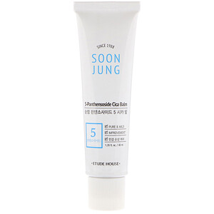 Отзывы о Этюд Хаус, Soon Jung, 5-Panthensoside Cica Balm, 1.35 fl oz (40 ml)