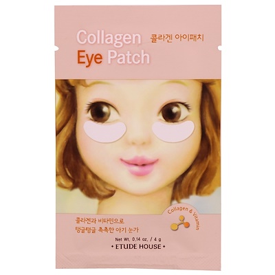 Etude House 膠原蛋白眼貼,2片,0.14盎司(4克)